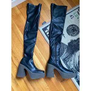 Stella McCartney Platform over the knee boots
